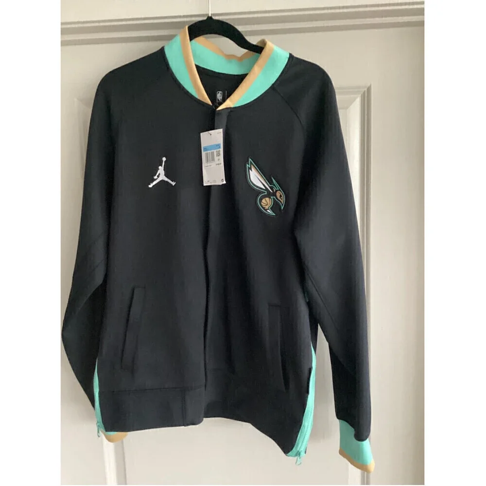 Jordan Men’s City Edition Charlotte Hornets Showtime Full Zip Jacket